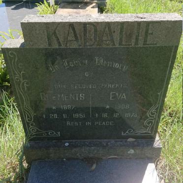 KADALIE Clements 1897-1951 &amp; Eva 1908-1974