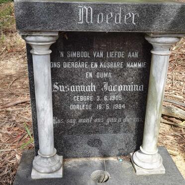 KAPP Susannah Jacomina 1905-1984