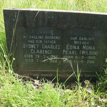 KUKARD Sydney Charles Clarence 1906-1966 &amp; Edna Mona Pearl WILSON 1908-2001