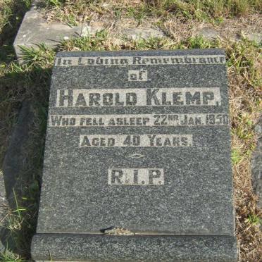 KLEMP Harold -1950
