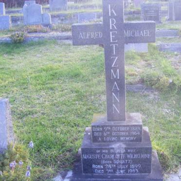 KRETZMANN Alfred Michael 1889-1964 &amp; Auguste Charlotte Wilhelmine SCHULTZ 1899-1983