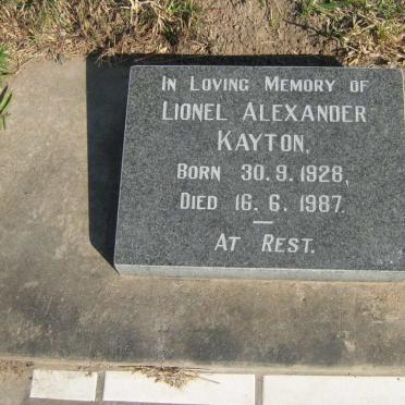 KAYTON Lionel Alexander 1928-1987