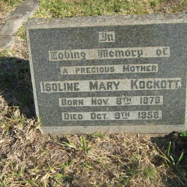 KOCKOTT Isoline Mary 1873-1958
