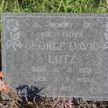 LOTZ George David 1909-1963