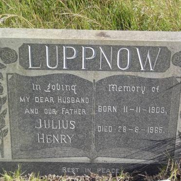 LUPPNOW Julius Henry 1903-1965
