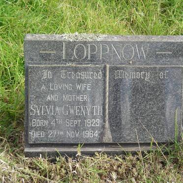 LOPPNOW Sylvia Gwenyth 1923-1964