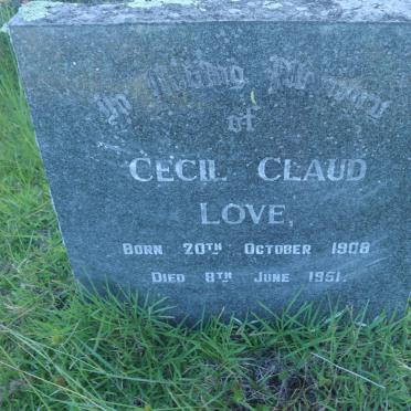 LOVE Cecil Claud 1908-1951
