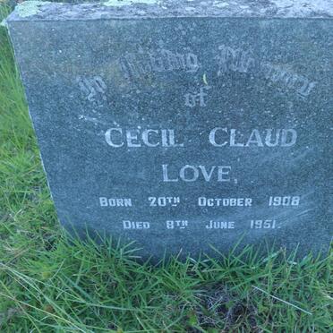 LOVE Cecil Claud 1908-1951