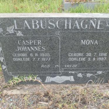 LABUSCHAGNE Casper Johannes 1905-1977 &amp; Mona 1916-1987