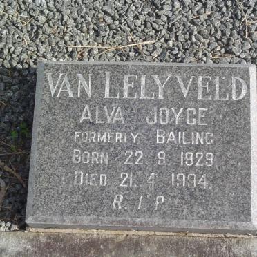 LELYVELD Alva Joyce, van formerly BAILING 1929-1994