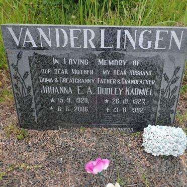 LINGEN Dudley Kadmiel, van der 1927-1982 &amp; Johanna E.A. 1929-2006