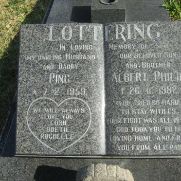 LOTTERING Albert Philip 1959-1982