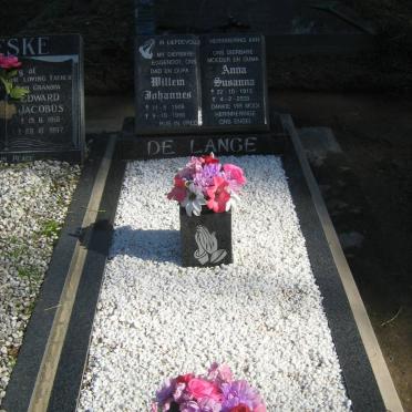 LANGE Willem Johannes, de 1909-1988 &amp; Anna Susanna 1913-2009