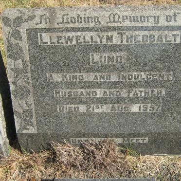 LUND Llewellyn Theobalt -1957