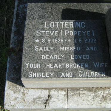 LOTTERING Steve 1938-2002