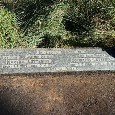 LOTTERING Cornelius 1904-1972 & Martha 1907-19?1