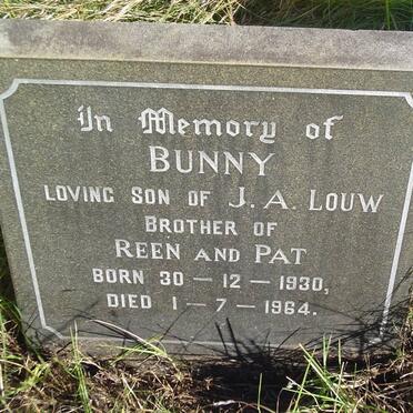LOUW Bunny 1930-1964