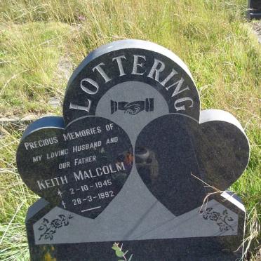 LOTTERING Keith Malcolm 1945-1992
