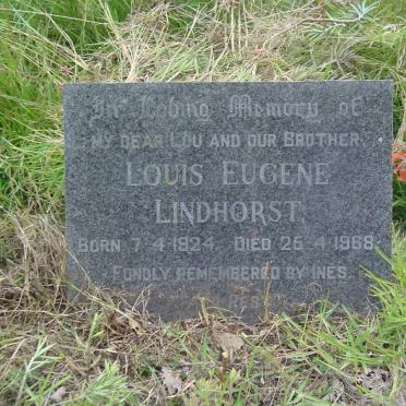 LINDHORST Louis Eugene 1924-1968
