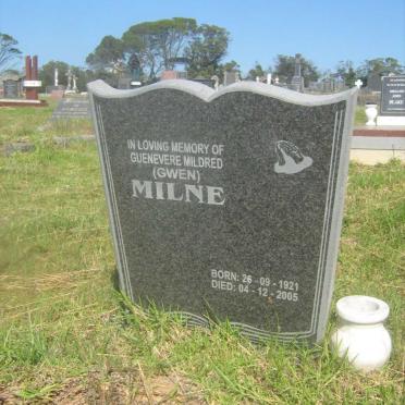 MILNE Guenevere Mildred 1921-2005