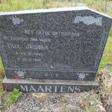 MAARTENS Paul Jacobus 1940-1982
