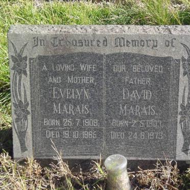 MARAIS David 1903-1973 &amp; Evelyn 1909-1965