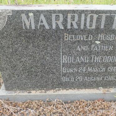 MARRIOTT Roland Theodore 1940-1983