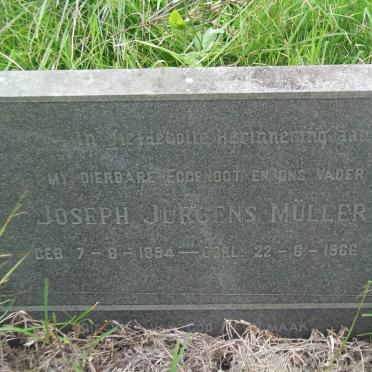 MÜLLER Joseph Jurgens 1894-1966