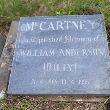 MCCARTNEY William Anderson 1965-1995