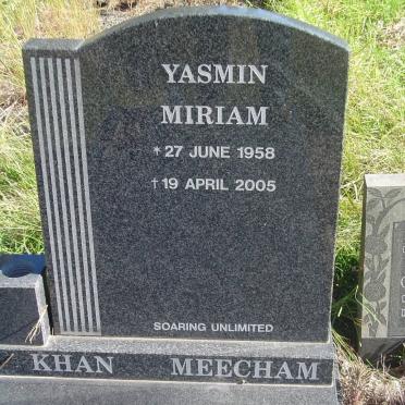 MEECHAM Yasmin Miriam, Khan 1958-2005