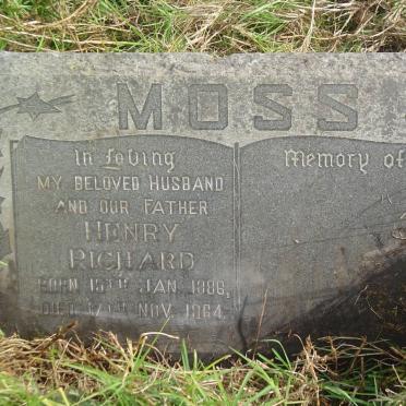 MOSS Henry Richard 1886-1964