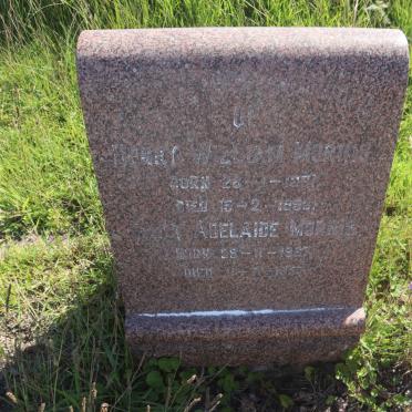 MORRIS Henry William 1861-195? &amp; Emily Adelaide 1867-1957
