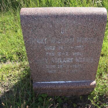 MORRIS Henry William 1861-195? &amp; Emily Adelaide 1867-1957