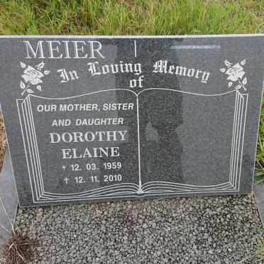 MEIER Dorothy Elaine 1959-2010