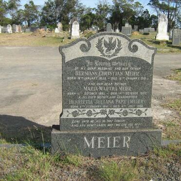 MEIER Hermann Christian 1855-1916 &amp; Maria Martha 1861-1952 :: PAPE Henrietta Juliana nee MEIER 1881-1968