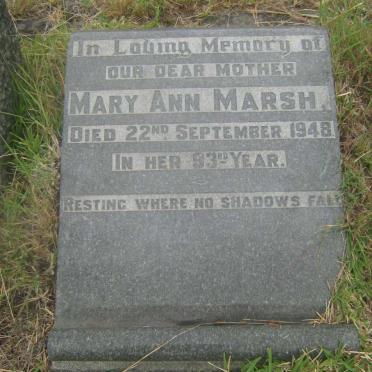 MARSH Mary Ann -1948