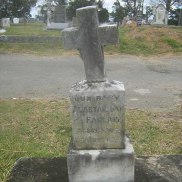 McFARLANE Alastair Dan -1939