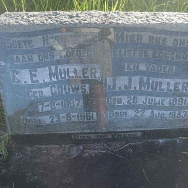 MULLER J.J. 1891-1953 &amp; C.E. GOUWS 1897-1961