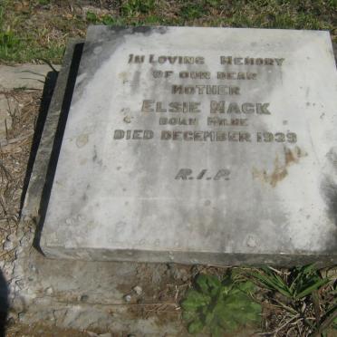 MACK Elsie born MILNE -1939