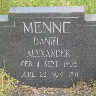 MENNE Daniel Alexander 1905-1971