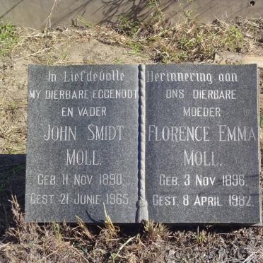 MOLL John Smidt 1890-1965 &amp; Florence Emma 1896-1982