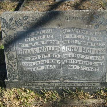 MOLLER John 1873-1947 &amp; Helen 1877-1948