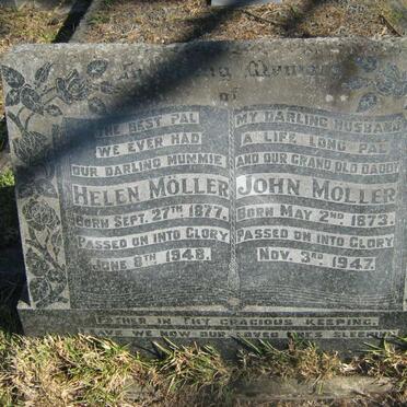 MOLLER John 1873-1947 &amp; Helen 1877-1948