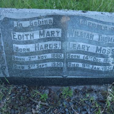 MOSS William Thomas Leary 1884-1951 &amp; Edith Mary HARDS 1880-1958