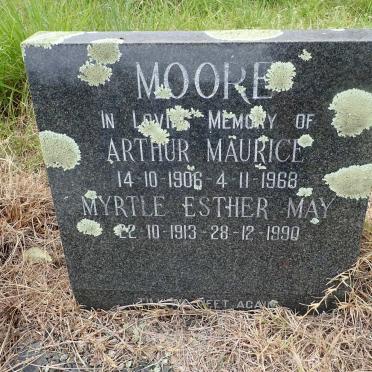 MOORE Arthur Maurice 1906-1968 &amp; Myrtle Esther May 1913-1990