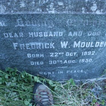 MOULDER Fredrick W. 1892-1950
