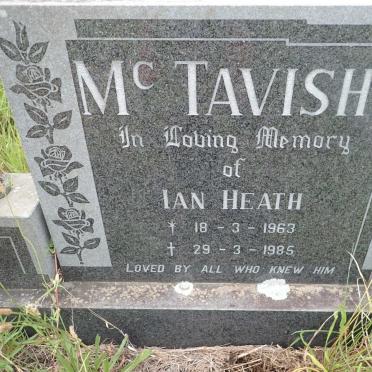 McTAVISH Ian Heath 1963-1985
