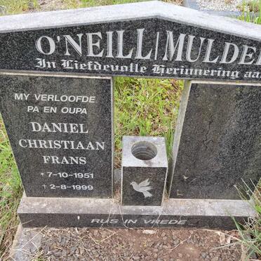 MULDER Daniel Christiaan Frans, O'NEILL-  1951-1999