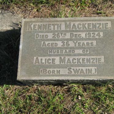 MACKENZIE Kenneth -1924
