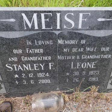 MEISE Stanley F. 1924-2008 &amp; Leone 1923-1983